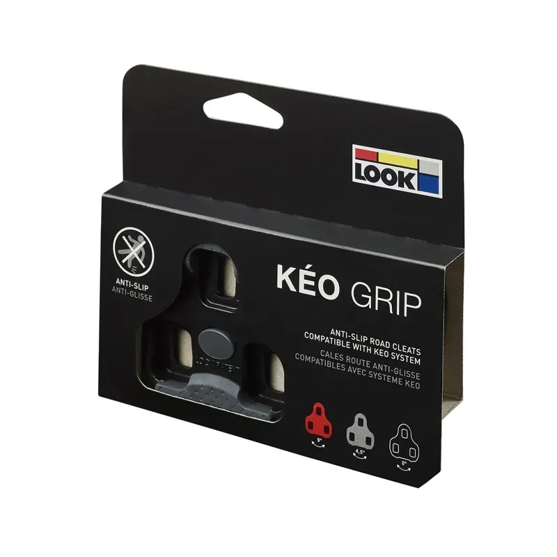 Look Keo Grip 0 Degree Float Cleats in Black-4