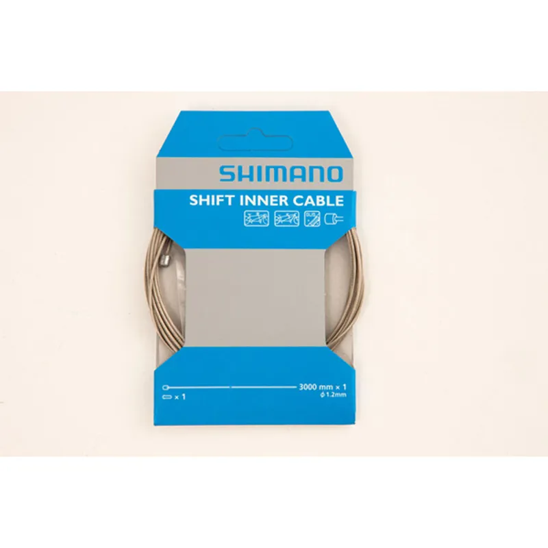 Shimano Road / MTB tandem steel gear inner wire 1.2 x 3000mm, single-3