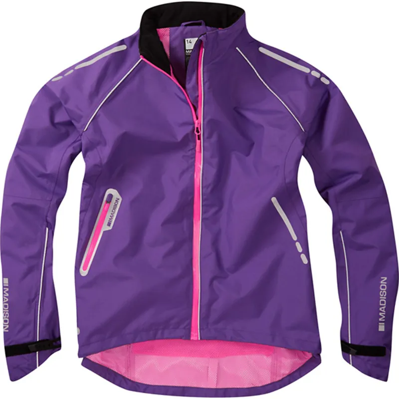 Madison Prima Womens Waterproof Jacket in Purple