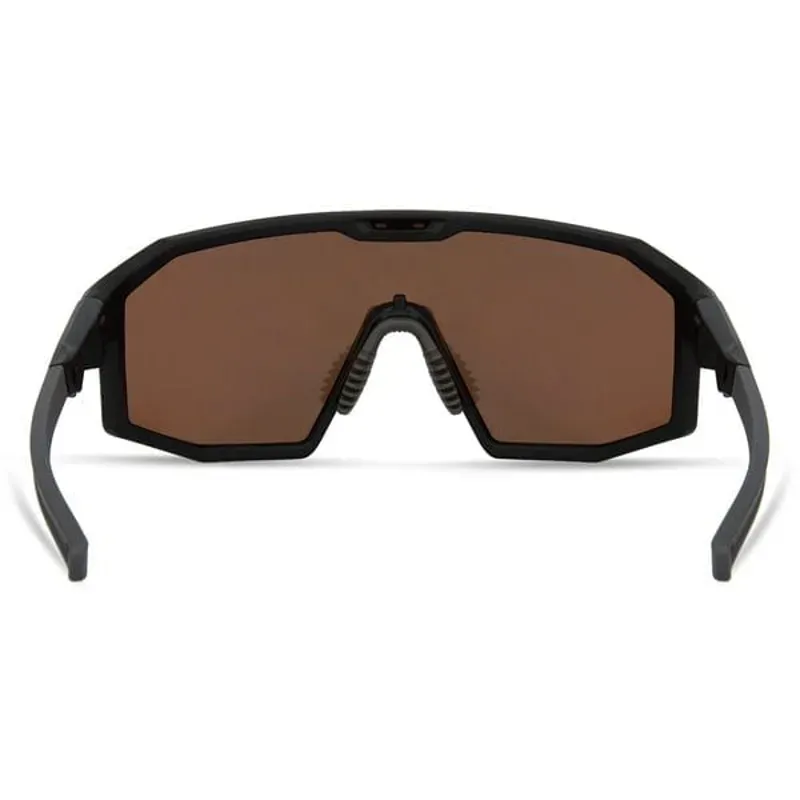 Madison Enigma Sunglasses - Matt Black - Bronze Mirror / Amber / Clear-2