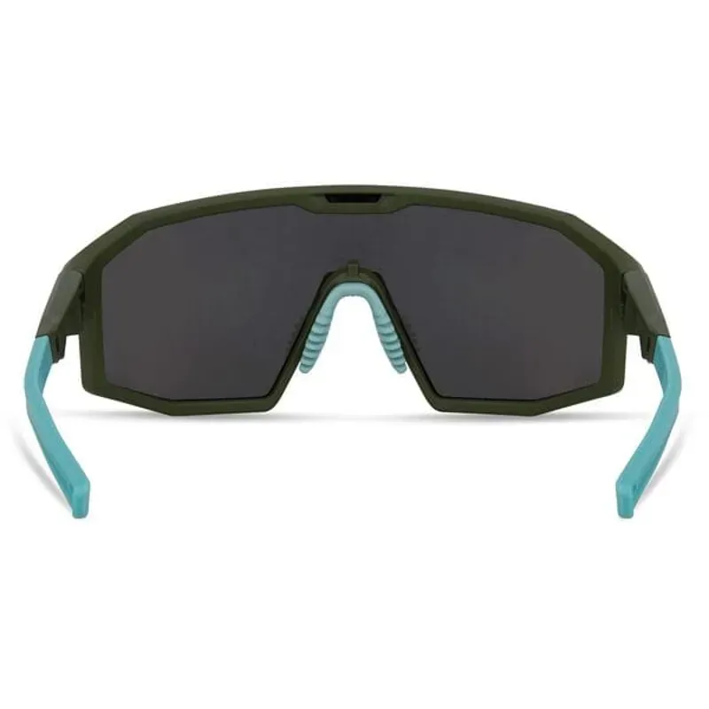 Madison Enigma Sunglasses - Matt Olive - Smoke Mirror / Amber / Clear-2