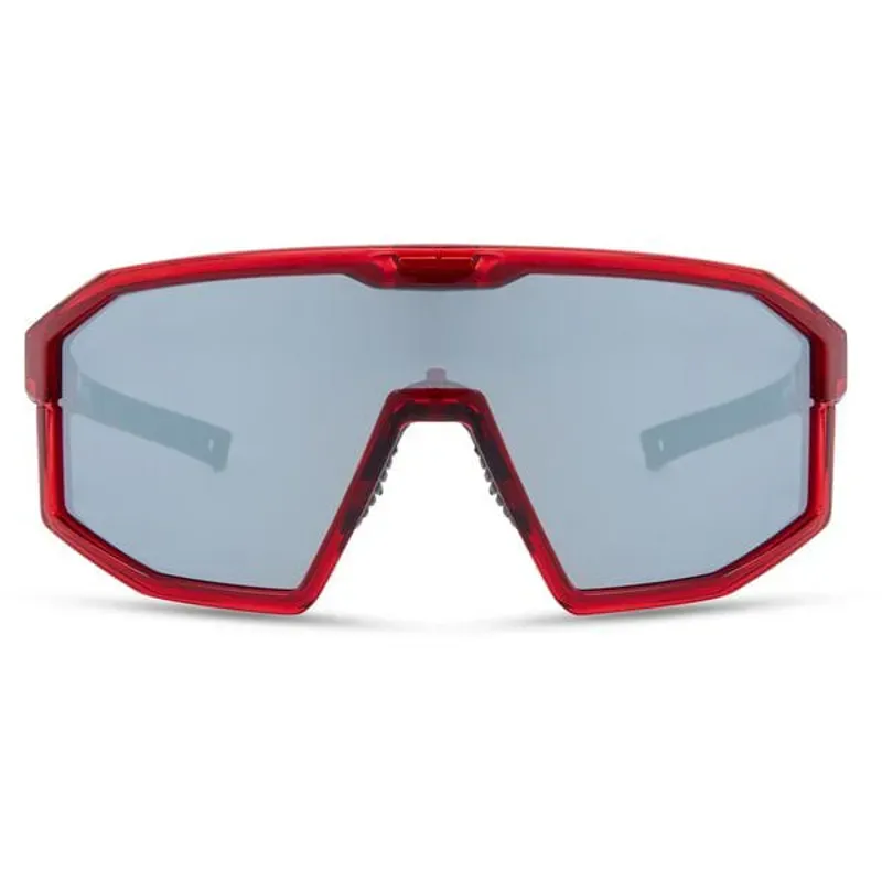 Madison Enigma Sunglasses - Red Crystal - Black Mirror / Amber / Clear-3