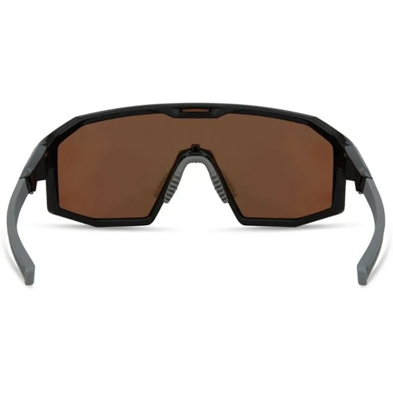 Madison Enigma Sunglasses - Gloss Black - Single Bronze Lens-2