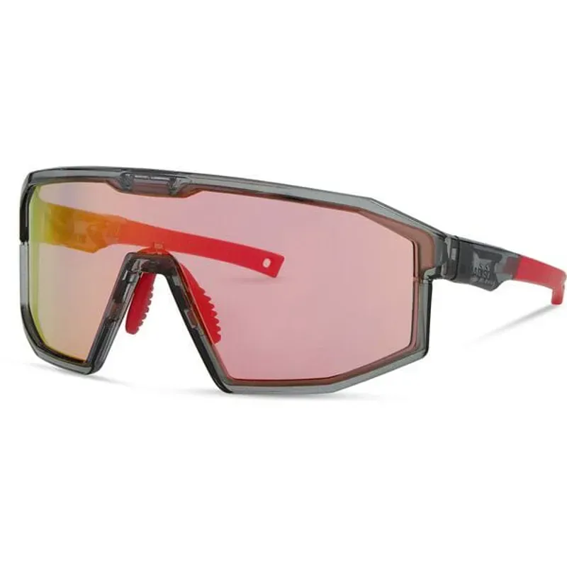 Madison Enigma Sunglasses - Smoke - Pink Rose Mirror Single Lens