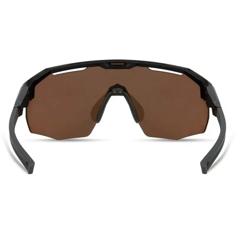 Madison Cipher Sunglasses - Gloss Black - Bronze / Amber / Clear Lens-2