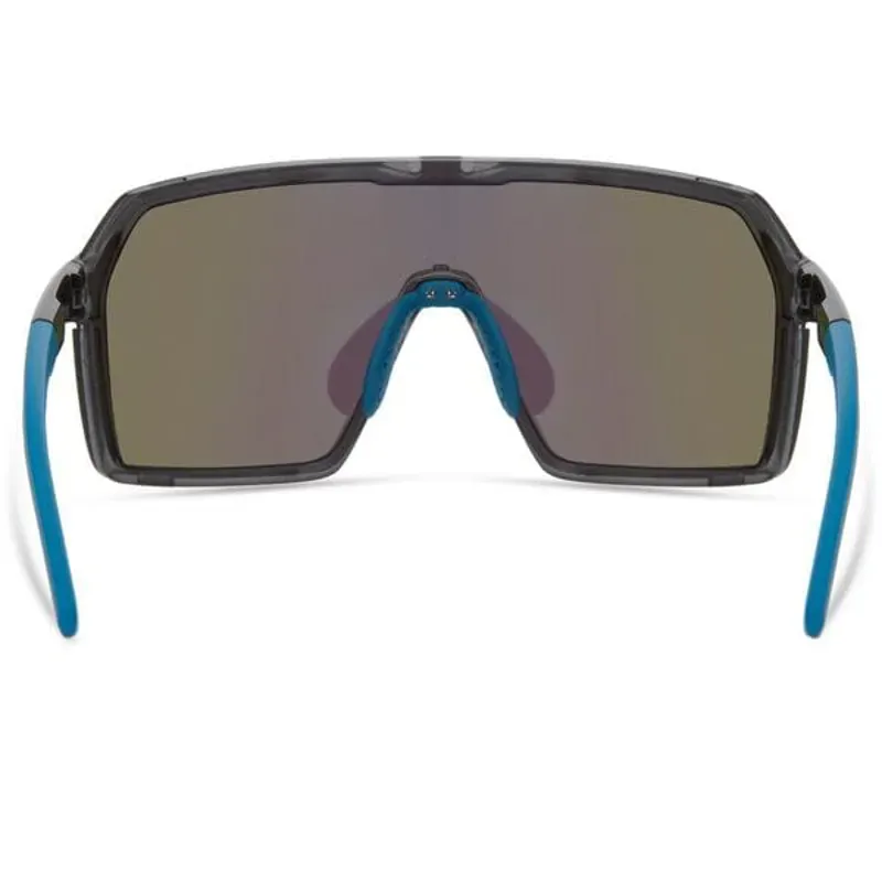 Madison Crypto Sunglasses - Smoke Frame - Green Mirror Single Lens-2