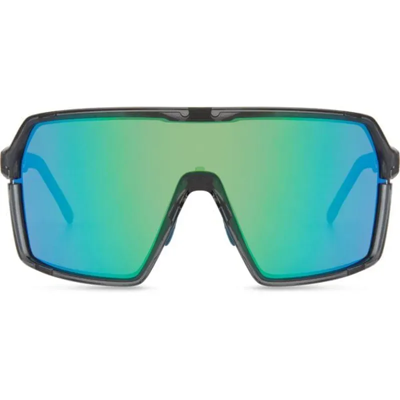 Madison Crypto Sunglasses - Smoke Frame - Green Mirror Single Lens-3