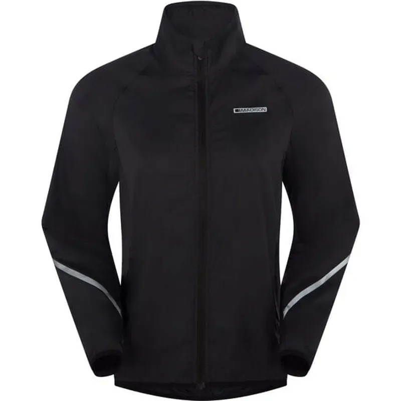 Madison Freewheel Youth Packable Windproof Jacket in Black