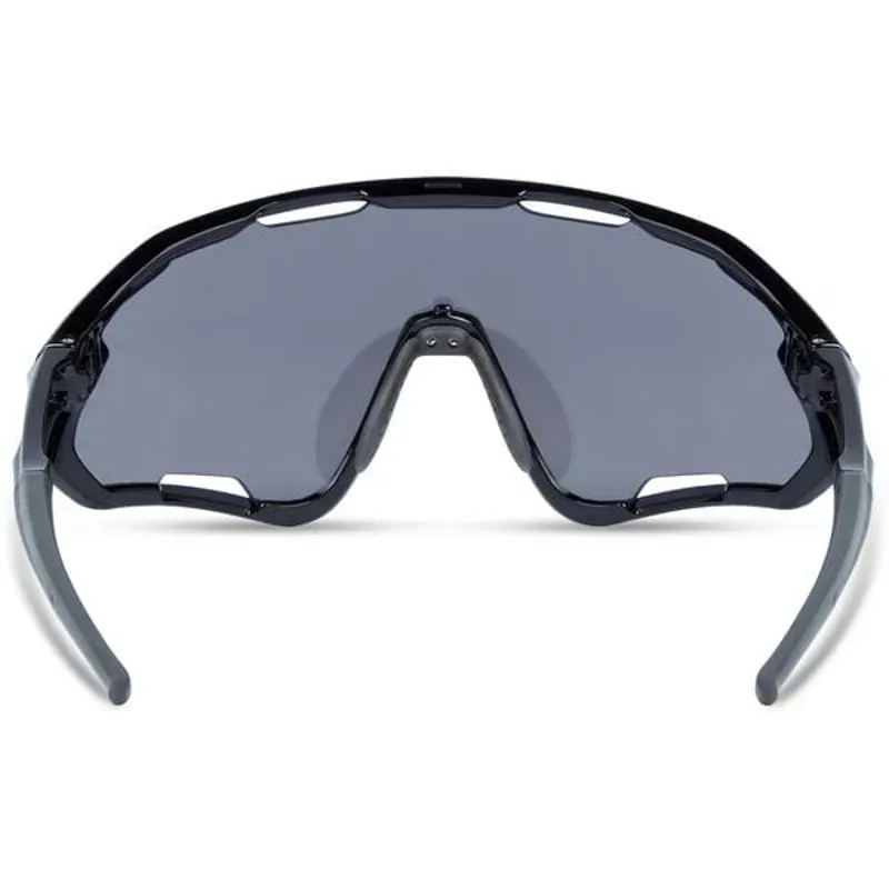 Madison Code Breaker Sunglasses - Black - Silver Mirror Single Lens-2