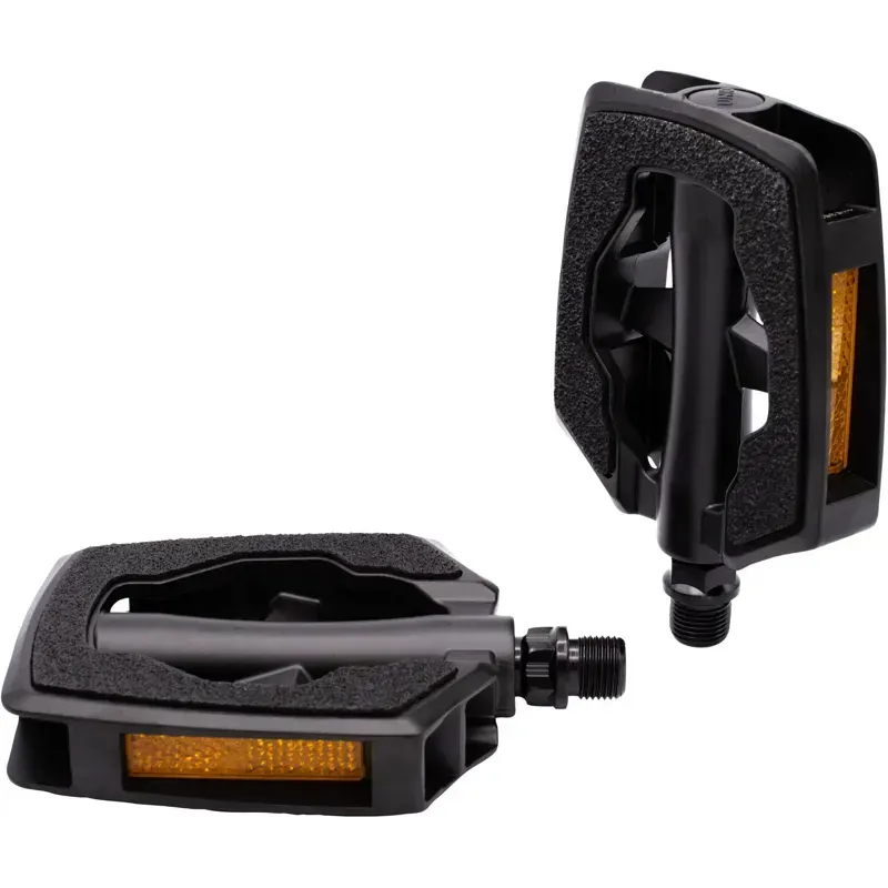 M-Part Alloy Pedals with SANDBLOCK Anti-slip surface in Black