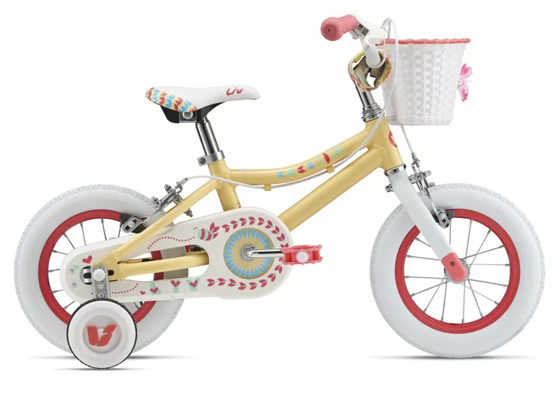 2019 Liv Adore 12 Kids Bike in Yellow