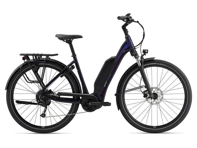 Giant Expression E+ 2 E-Road Bike In Black Currant