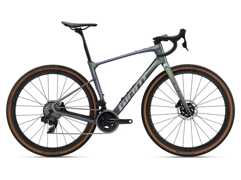 Giant Revolt Advanced Pro 0 Gravel Bike In Gloss Interstellar/Chrome