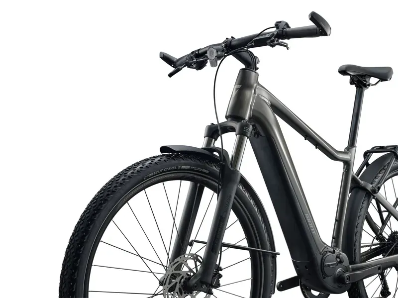 Giant Explore E+ 4 Double Diamond 25km/h eHybrid Bike in Stealth Chrome-5