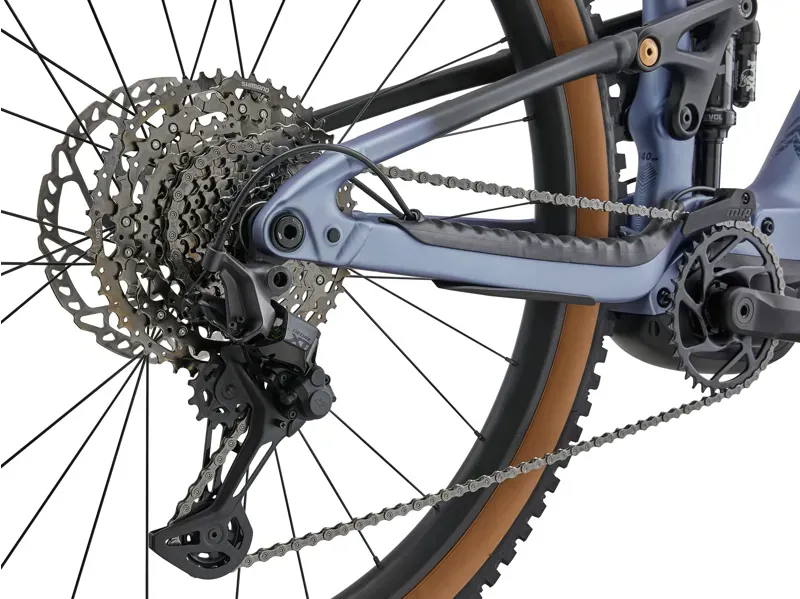Liv Embolden E+ 0 Electric Full Suspension MTB in Atmosphere Blue-8