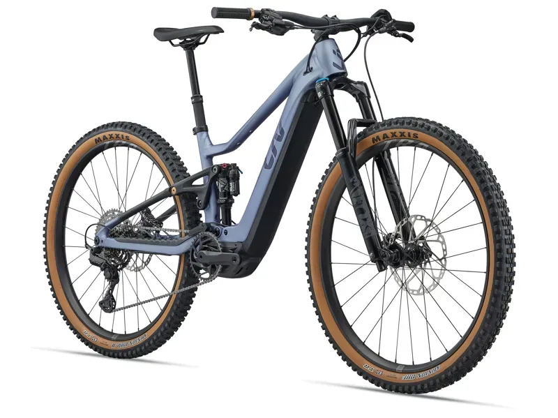 Liv Embolden E+ 0 Electric Full Suspension MTB in Atmosphere Blue-1