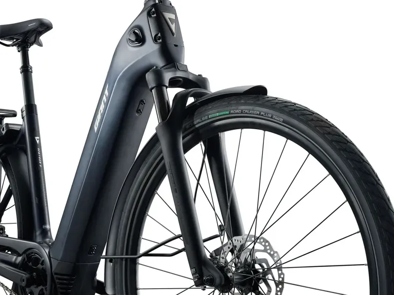 Giant NewTour E+ 2 LST Electric Bike in Cold Night-2