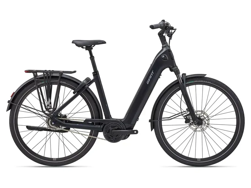 Giant NewTour E+ 2 LST Electric Bike in Cold Night