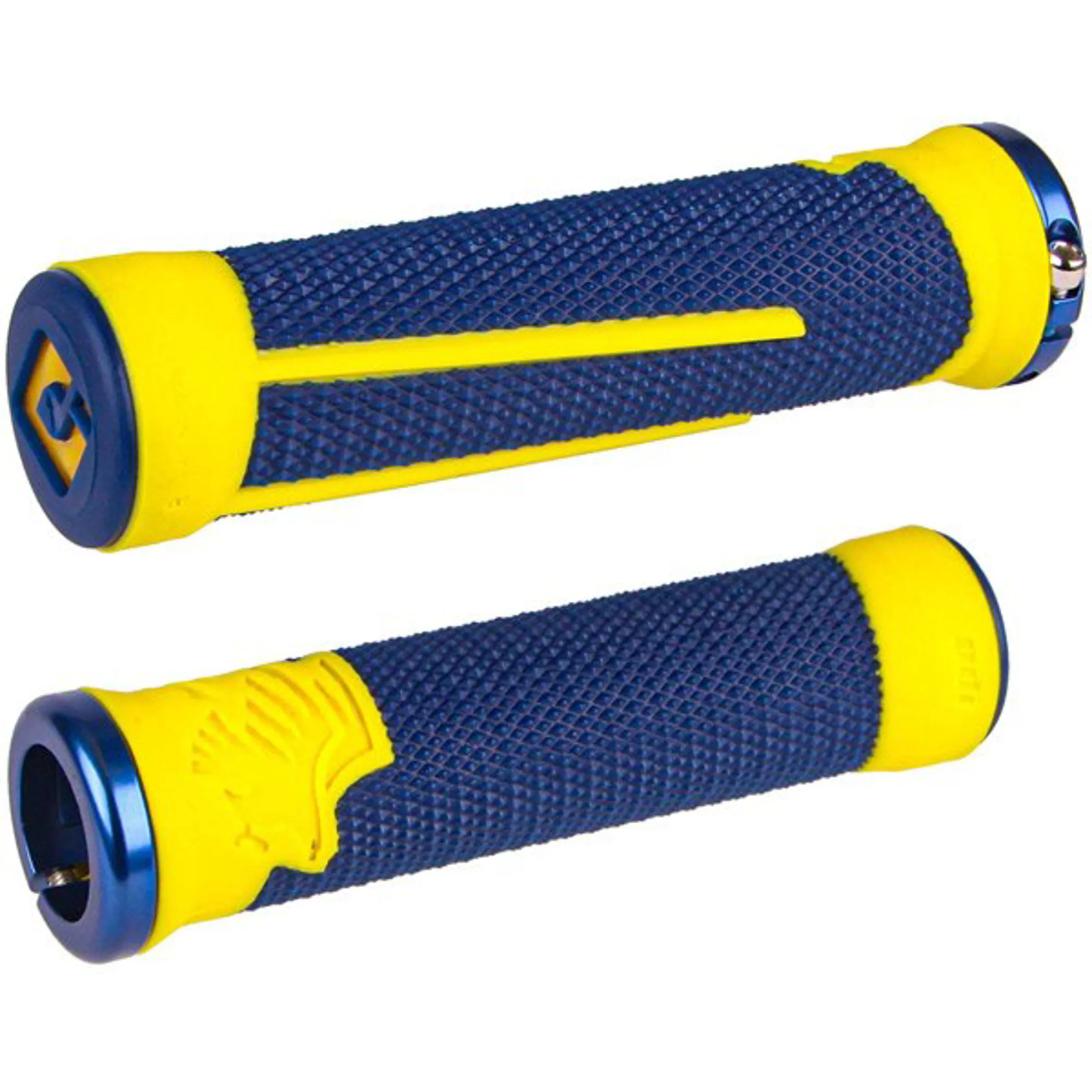 Odi AG2 Mountain Bike Lock On Grips in Blue - Main Image