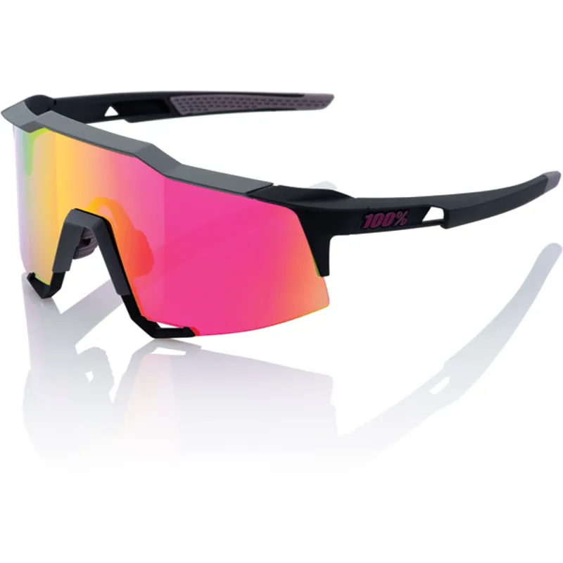 Speedcraft - Soft Tact Graphite Frame - Purple Mirror Lens