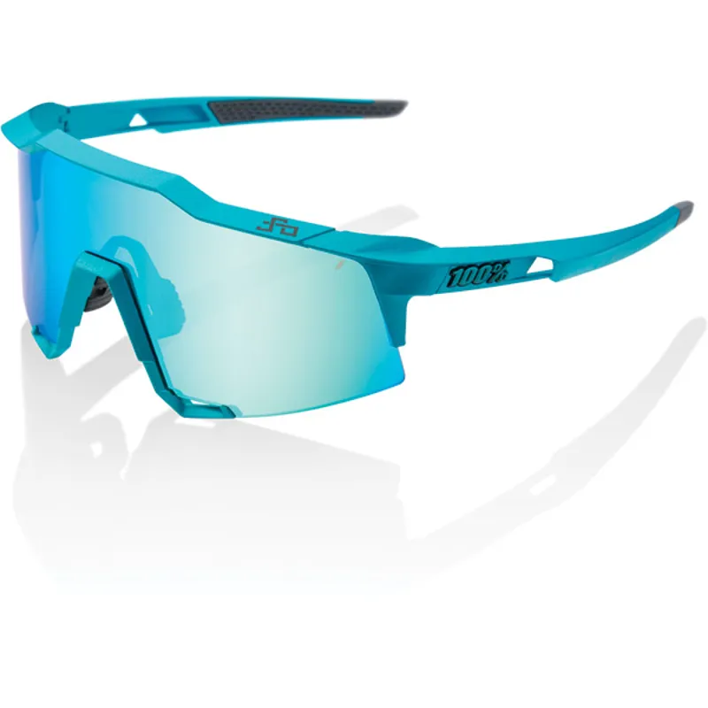 100 Speedcraft Blue Topaz Mirror Lens Sunglasses in Blue