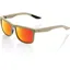100 Percent Blake HiPer Mirror Red Lens Sunglasses in Brown