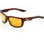 100 Percent Daze Gold Lens Sunglasses in Red
