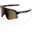 100 Percent S3 Mirror Soft Gold Lens Sunglasses in Black