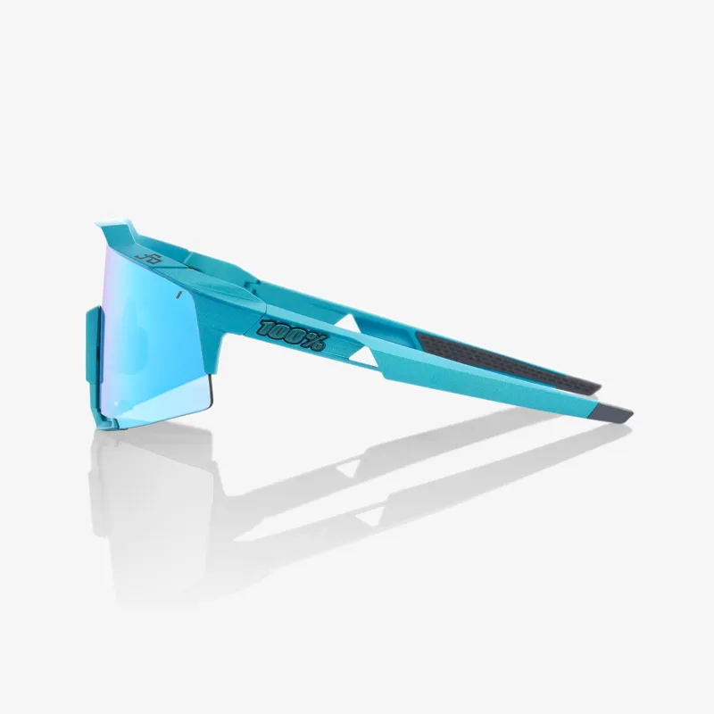 100 Speedcraft Blue Topaz Mirror Lens Sunglasses in Blue-2