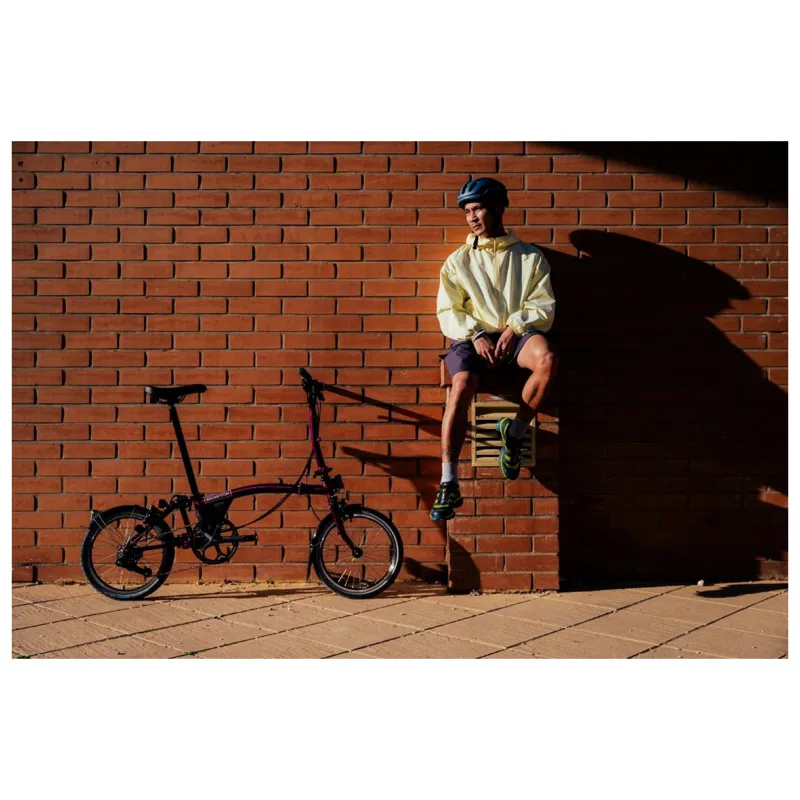 Brompton C Line 12 speed Folding Bike in Amethyst Lacquer-6