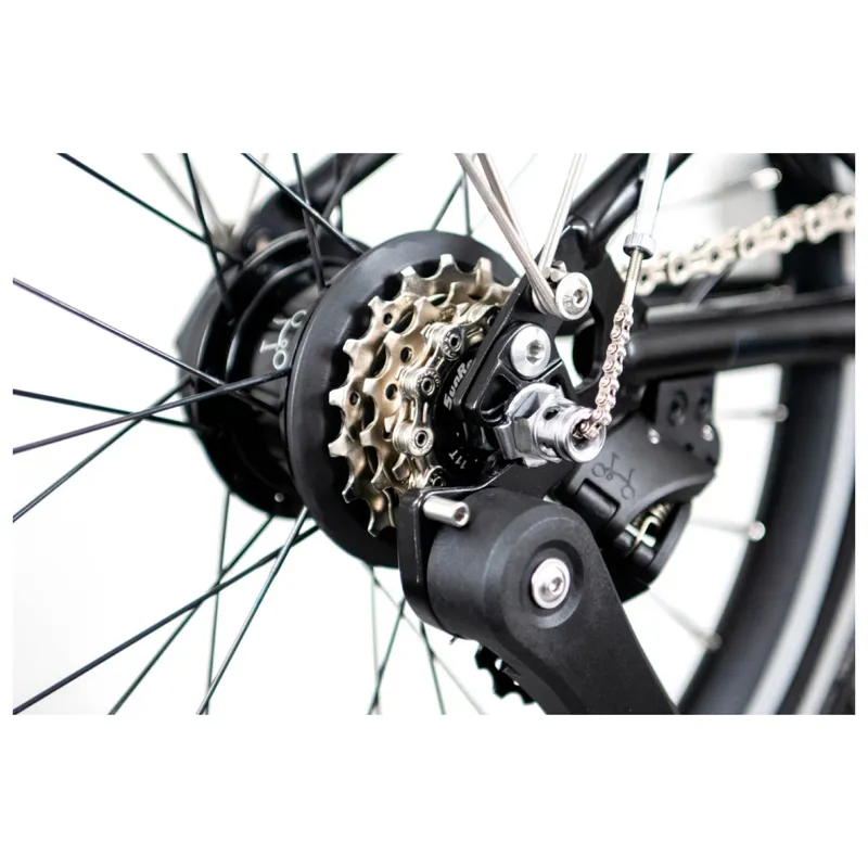 Brompton C Line 12 speed Folding Bike in Amethyst Lacquer-10