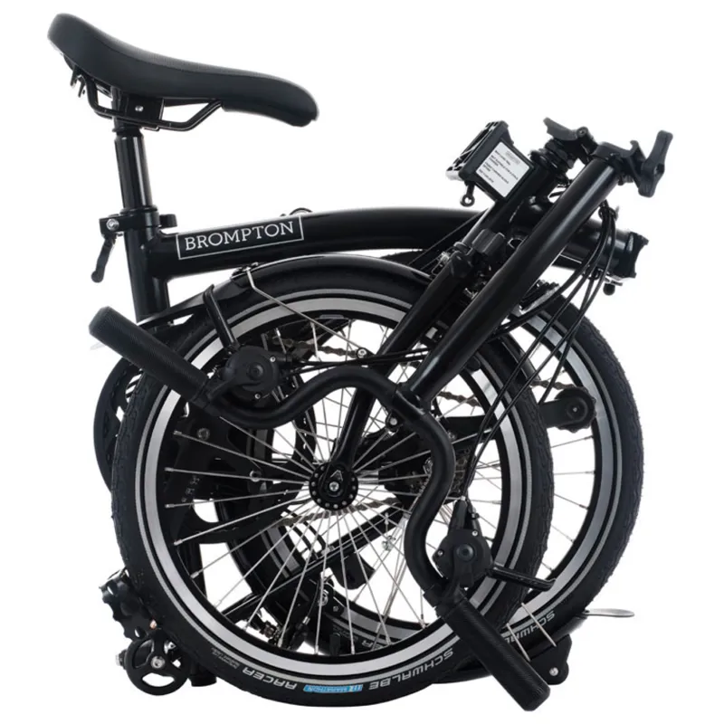 Brompton C Line 12 speed Folding Bike in Black-9