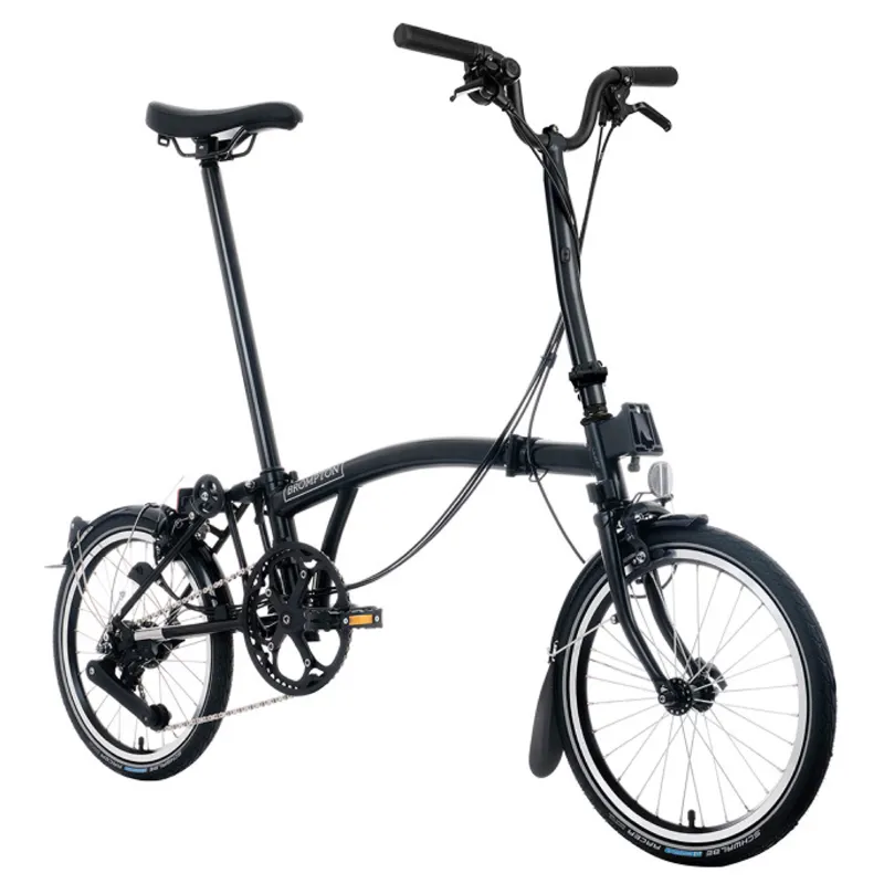 Brompton C Line 12 speed Folding Bike in Black-4