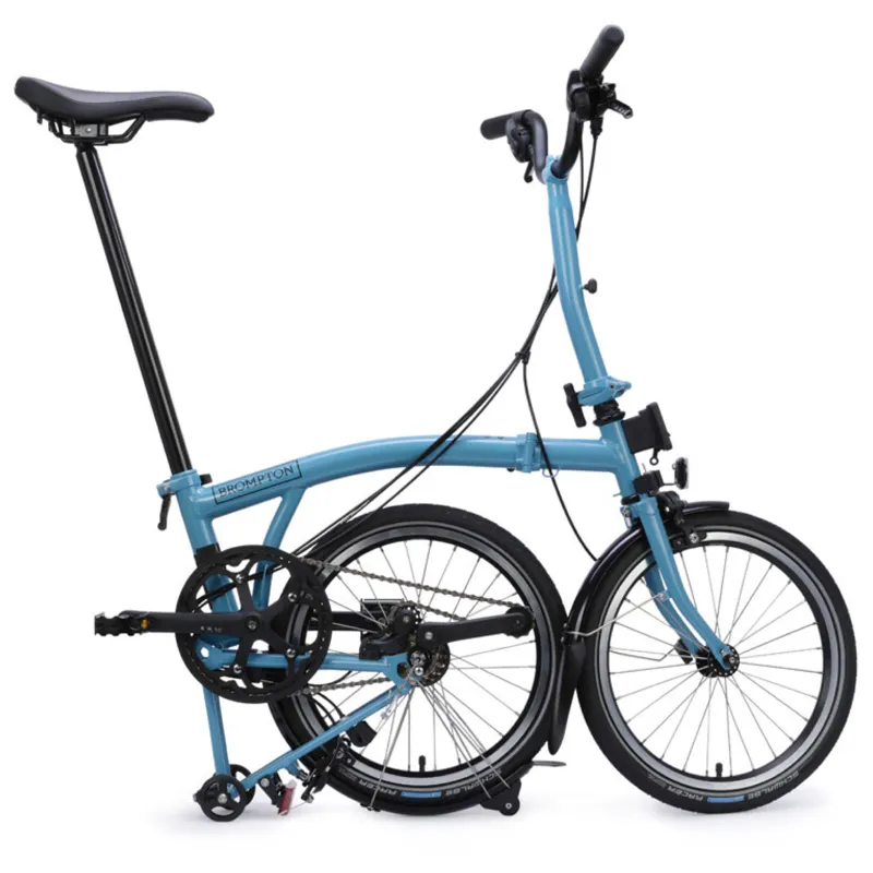 Brompton C Line 12 speed Folding Bike in Cloud Metallic-7