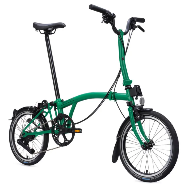 Brompton C Line 12 speed Folding Bike in Palm Green-4