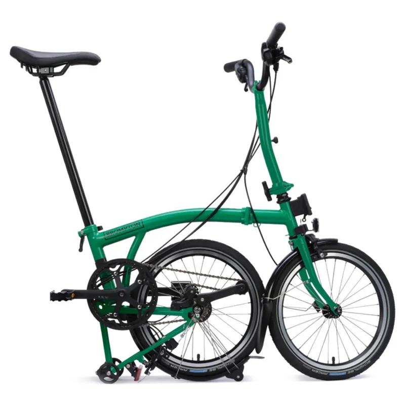 Brompton C Line 12 speed Folding Bike in Palm Green-6