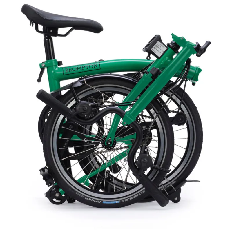 Brompton C Line 12 speed Folding Bike in Palm Green-7