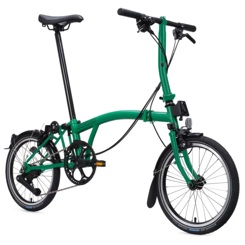 Brompton C Line 12 speed Folding Bike in Palm Green-5