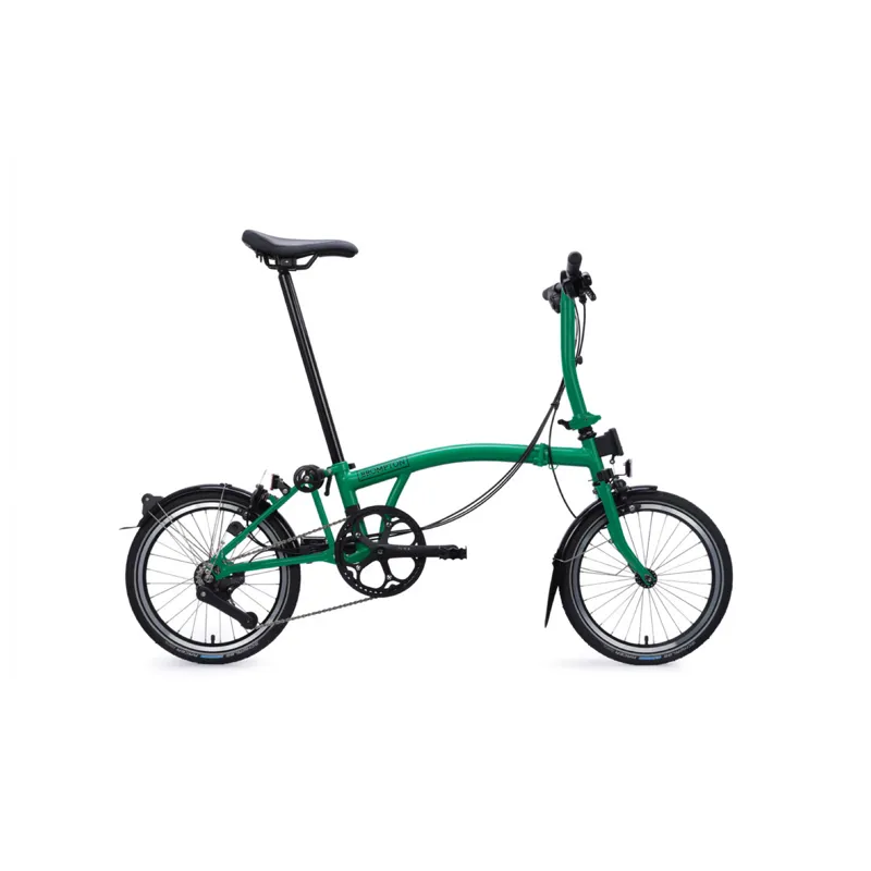 Brompton C Line 12 speed Folding Bike in Palm Green-2