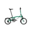 Brompton C Line 12 speed Folding Bike in Palm Green