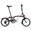 Brompton C Line 12 speed Folding Bike in Red Plum