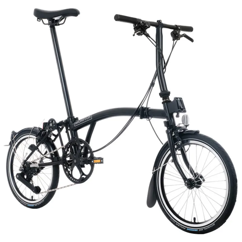 Brompton C Line 4 speed Folding Bike in Black-6