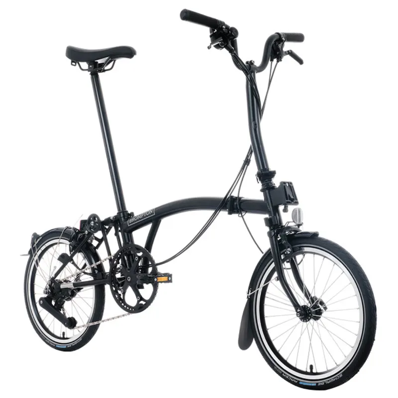 Brompton C Line 4 speed Folding Bike in Black-5
