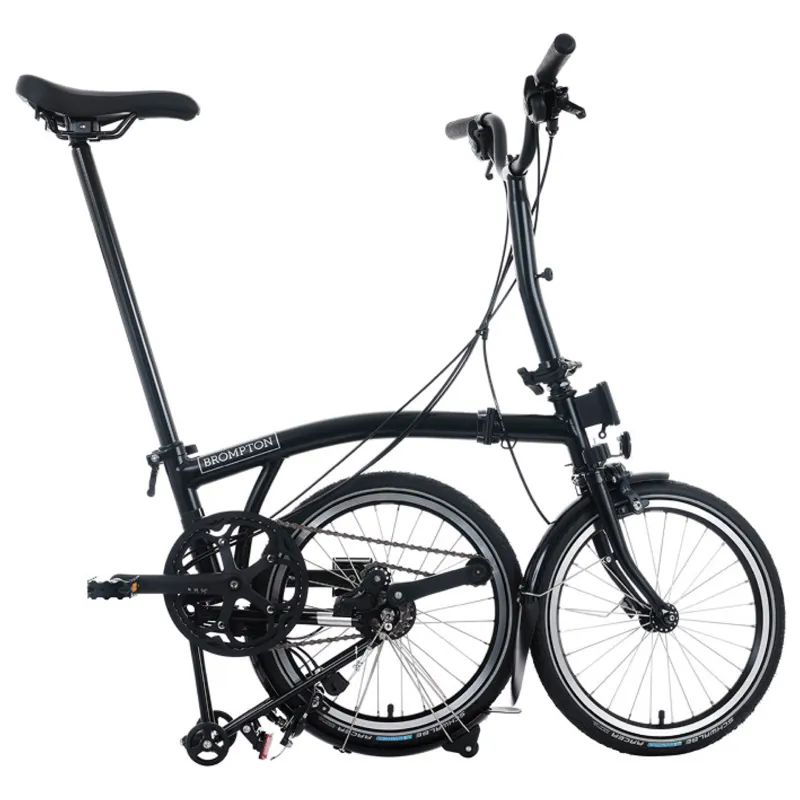 Brompton C Line 4 speed Folding Bike in Black-8
