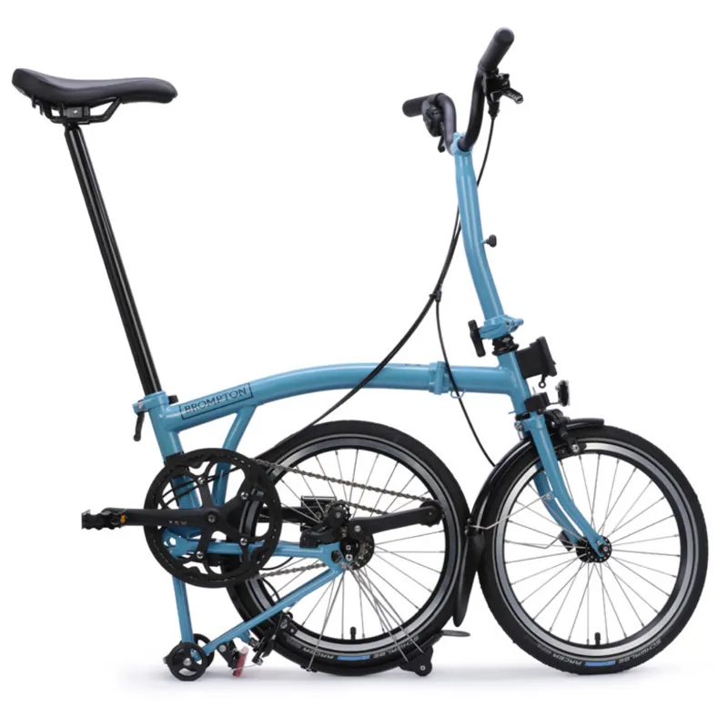Brompton C Line 4 speed Folding Bike in Cloud Metallic-3