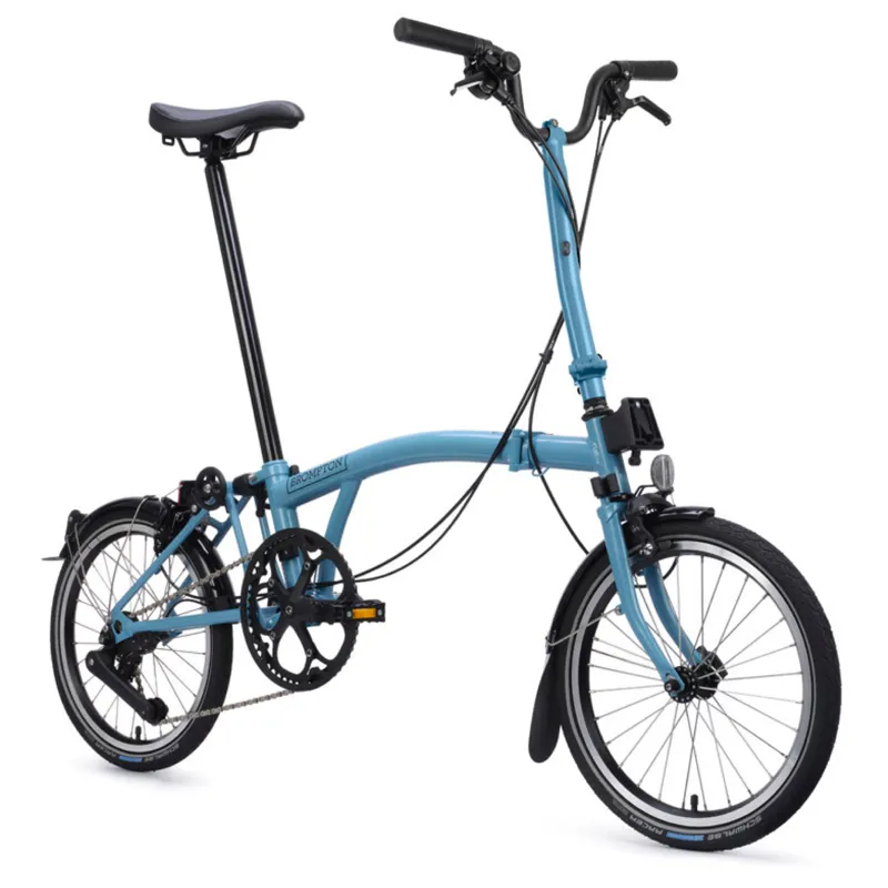 Brompton C Line 4 speed Folding Bike in Cloud Metallic-8