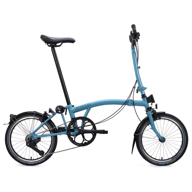 Brompton C Line 4 speed Folding Bike in Cloud Metallic