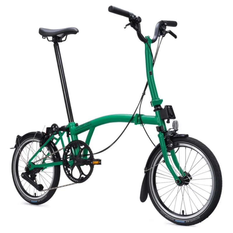 Brompton C Line 4 speed Folding Bike in Palm Green-7