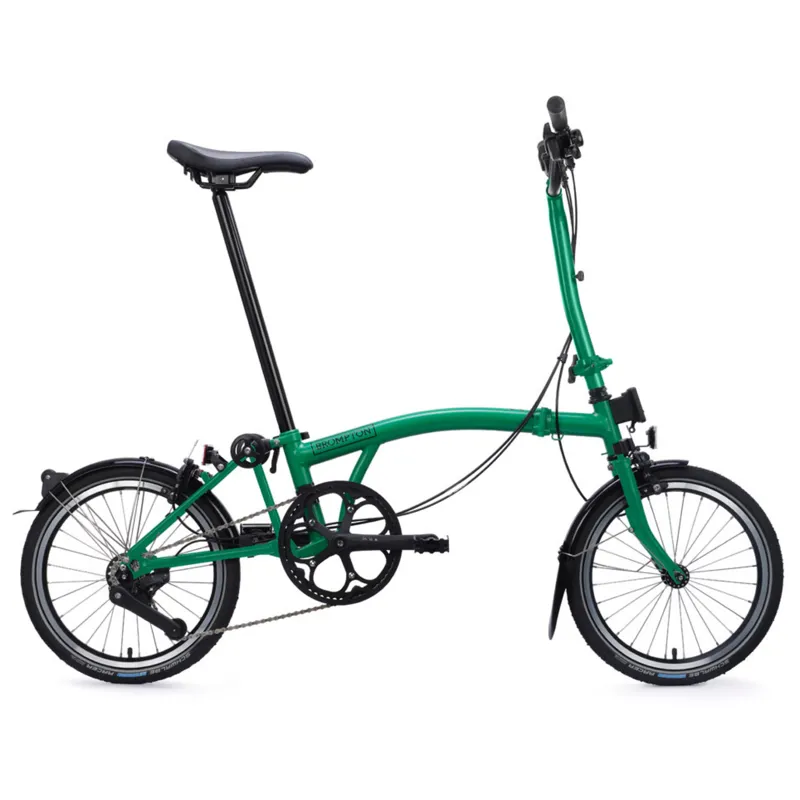 Brompton C Line 4 speed Folding Bike in Palm Green