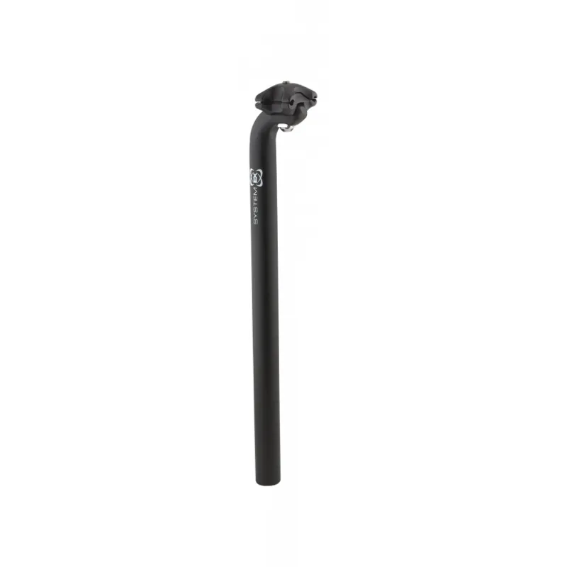 SystemEx Alloy 400mm Seatpost in Black 